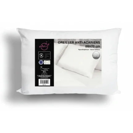 OREILLER CONFORT 50 X 70 CM - ANTI ACARIENS