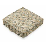 COUSSIN SOL 40 X 40 X 8 CM - 100% COTON C5 D916001 - MOUTARDE/ SHANA