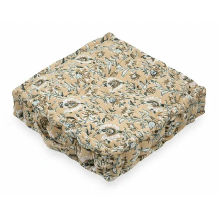 COUSSIN SOL 40 X 40 X 8 CM - 100% COTON C5 D916001 - MOUTARDE/ SHANA