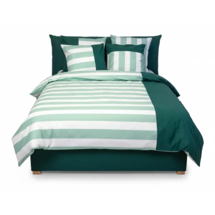 PARURE BEN 240 X 220 - 100% COTON 57 FILS - VERT