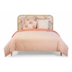 PARURE MELON 240 X 220 - 100% COTON 52 FILS