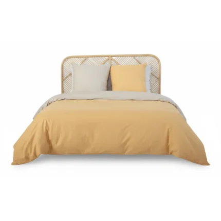 PARURE DORE 240 X 220 - 100% COTON 52 FILS