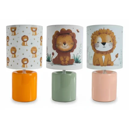 LAMPE LIONS - 29X14CM