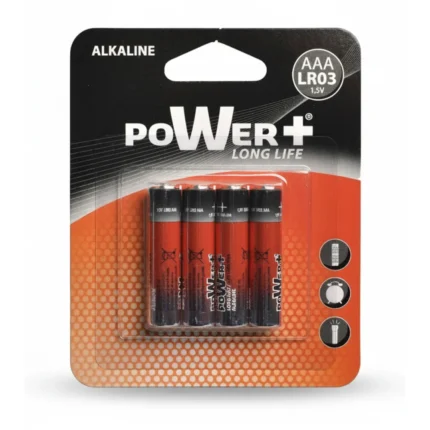 PILES LR03 ALCALINES EN LOT DE 4