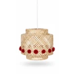 SUSP. LIBY BAMBOU D28CM - POMPON