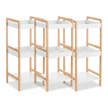 ETAGERES BAMBOU - EN LOT DE 3 - NATUREL