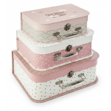 VALISETTES DOUCEUR 158545A EN LOT DE 3