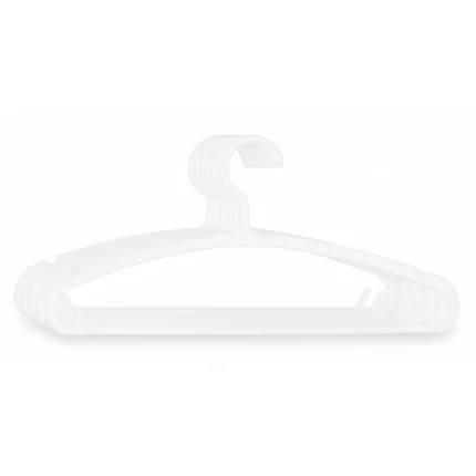 CINTRE PLASTIC C EN LOT DE 6 - BLANC