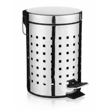 POUBELLE 3L - METAL - CUBE