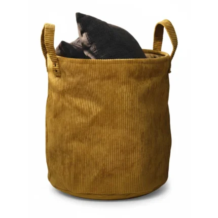 PANIER A LINGE - 100% VELOURS 161135F - BRONZE