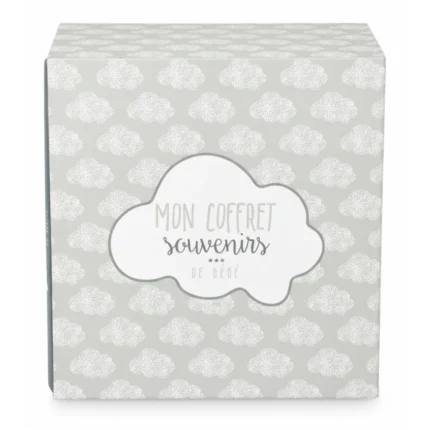 COFFRET CARTES NUAGES - GRIS