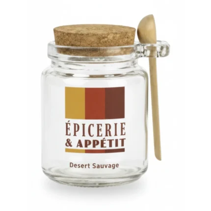 BOCAL AVEC CUILLERE 25 CL - DESERT SAUVAGE