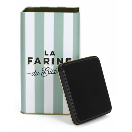 BOITE FARINE - METAL - BISTROT