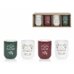 GOBELET EXPRESSO EN LOT DE 4 - JARDIN PRINTANIER