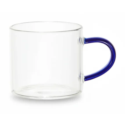 TASSE EXPRESSO 10 CL - EN VERRE - ANSE COLORÉE