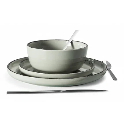 SERVICE 12PCS - GRES SERVICE VAISSELLE - GRES DU TEMPS