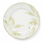 ASSIETTE DESSERT D19,5CM - GRES - FEUILLES
