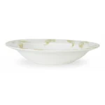 ASSIETTE D21CM - GRES - FEUILLES
