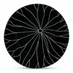 ASSIETTE PLATE D27CM - GRES - DAHLIA