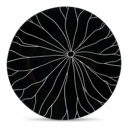 ASSIETTE PLATE D27CM - GRES - DAHLIA