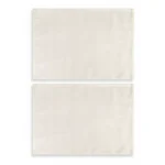 SET DE TABLE - POLYESTER EN LOT DE 2 - BLANC