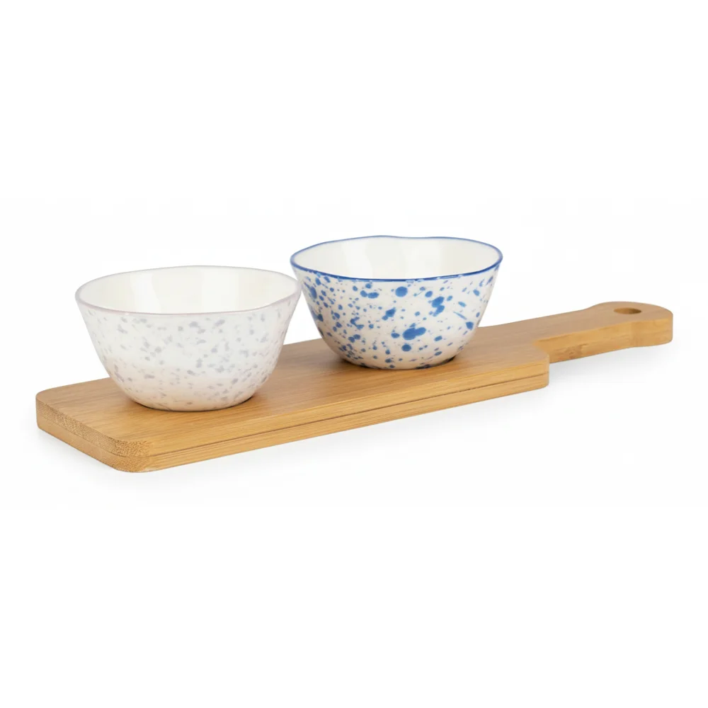 AI Generated Product Image COUPELLES PLATEAU - 28,5X8CM EN LOT DE 2 - FUNNY – Image 1