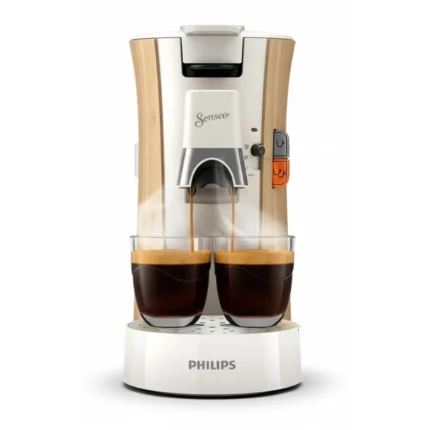 CAFETIÈRE À DOSETTES SENSEO SELECT 0,9 L ÉCO-RESPONSABLE - BLANC & BOIS - PHILIPS