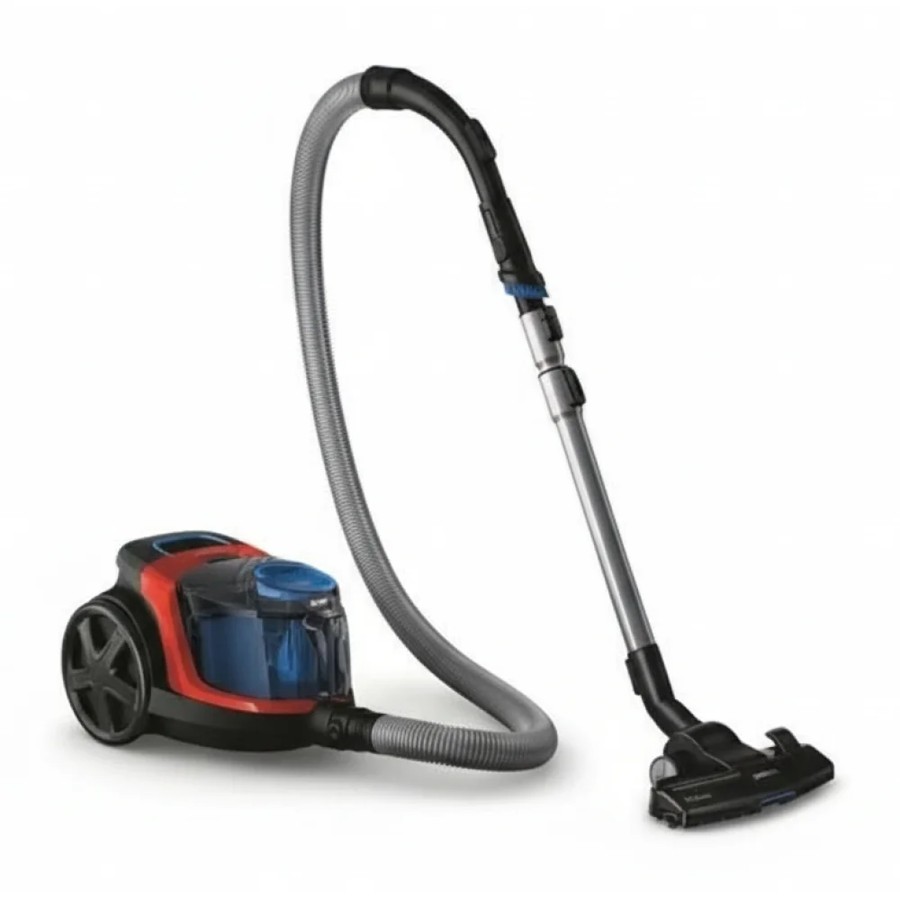 AI Generated Product Image ASPIRATEUR SANS SAC TRAÎNEAU POWERPRO EXPERT 650 W HEPA TRIACTIVE 2 L - ROUGE - PHILIPS – Image 1