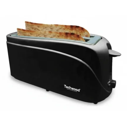 GRILLE-PAIN 2 FENTES 700 W 7 NIVEAUX - NOIR & GRIS - TECHWOOD