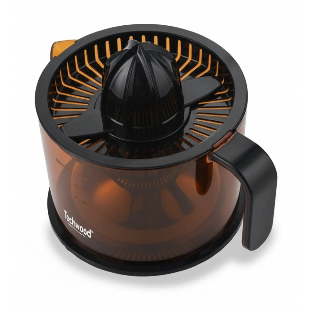 AI Generated Product Image PRESSE-AGRUMES 25 W 2 CÔNES BEC ANTI-GOUTTE - NOIR - TECHWOOD – Image 1