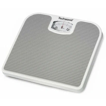 PÈSE-PERSONNE MÉCANIQUE 130 KG GRADUATION 1 KG - BLANC - TECHWOOD