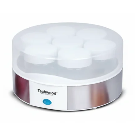 YAOURTIÈRE 7 POTS EN VERRE 15 W PROGRAMMATION 6-12H - BLANC - TECHWOOD