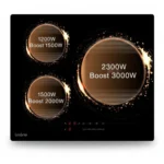 PLAQUE INDUCTION 3 FOYERS 60 CM - LINARIE