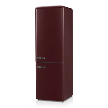 RÉFRIGÉRATEUR COMBINÉ NO FROST 380 L BORDEAUX MAT - ICESTREAM