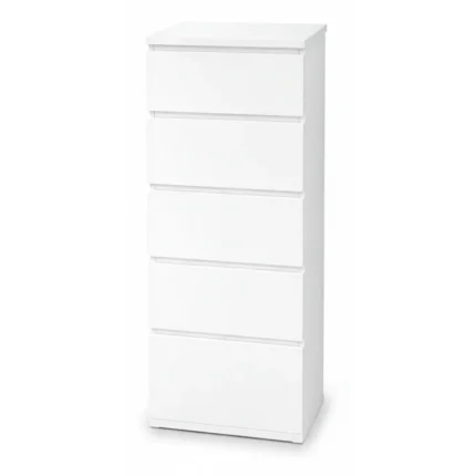 COMMODE 5 TIROIRS - BLANC