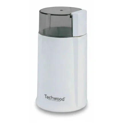 MOULIN À CAFÉ ÉLECTRIQUE 160 W 50 G DÉMARRAGE COUVERCLE - BLANC - TECHWOOD