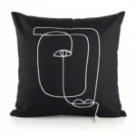 COUSSIN DÉCORATIF 30X30 CM NOIR - CONFORAMA