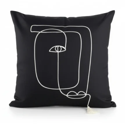COUSSIN DÉCORATIF 30X30 CM NOIR - CONFORAMA