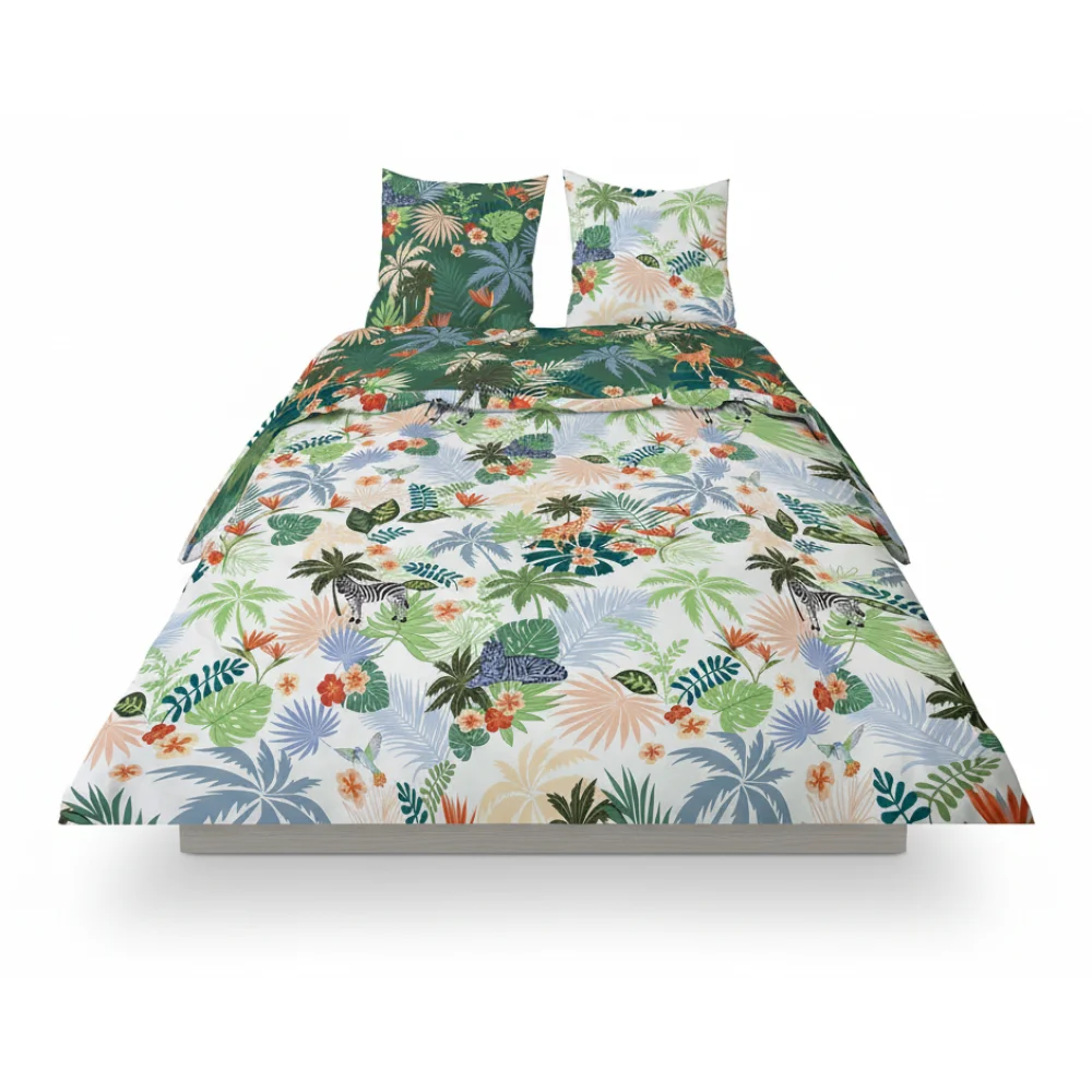 AI Generated Product Image PARURE DE LIT HOUSSE WILD 220X240 CM + 1 TAIE – Image 1