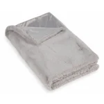 PLAID 180X230 CM GRIS RABBIT - IMITATION FOURRURE