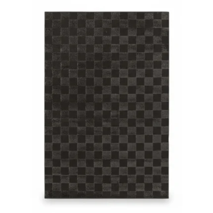 TAPIS 120X170 CM DAMIER - MARRON