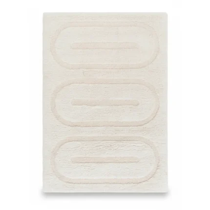 TAPIS 120X170 CM LEON - IVOIRE