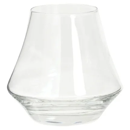 LOT DE 4 GOBELETS BAS EN VERRE 29CL - TRANSPARENT
