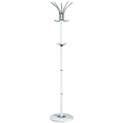 PORTE-MANTEAU H172CM EN MÉTAL - BLANC