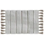 TAPIS DE SALLE DE BAIN POMPOM 50X75CM - MULTICOLORE
