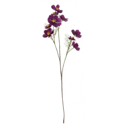 COSMOS ARTIFICIEL TIGE 105CM - VIOLET FONCÉ