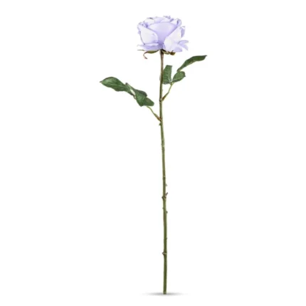 ROSE ARTIFICIELLE TIGE 65CM - VIOLET