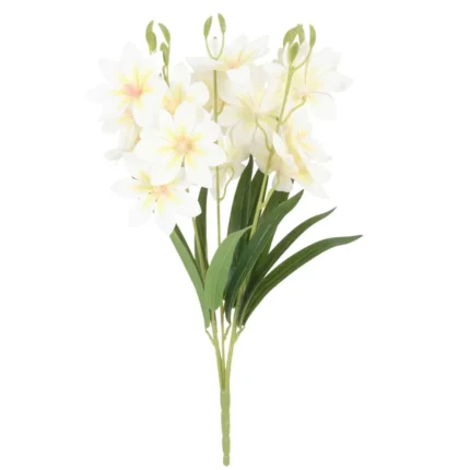 CLÉMATITE ARTIFICIELLE TIGE 60CM - BLANC