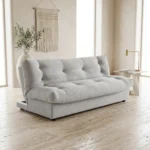 BANQUETTE CLIC-CLAC CONFORT EN TISSU - TAUPE