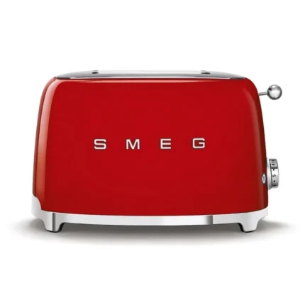 GRILLE-PAIN 2 FENTES 950 W STYLE ANNÉES 50 - ROUGE - SMEG